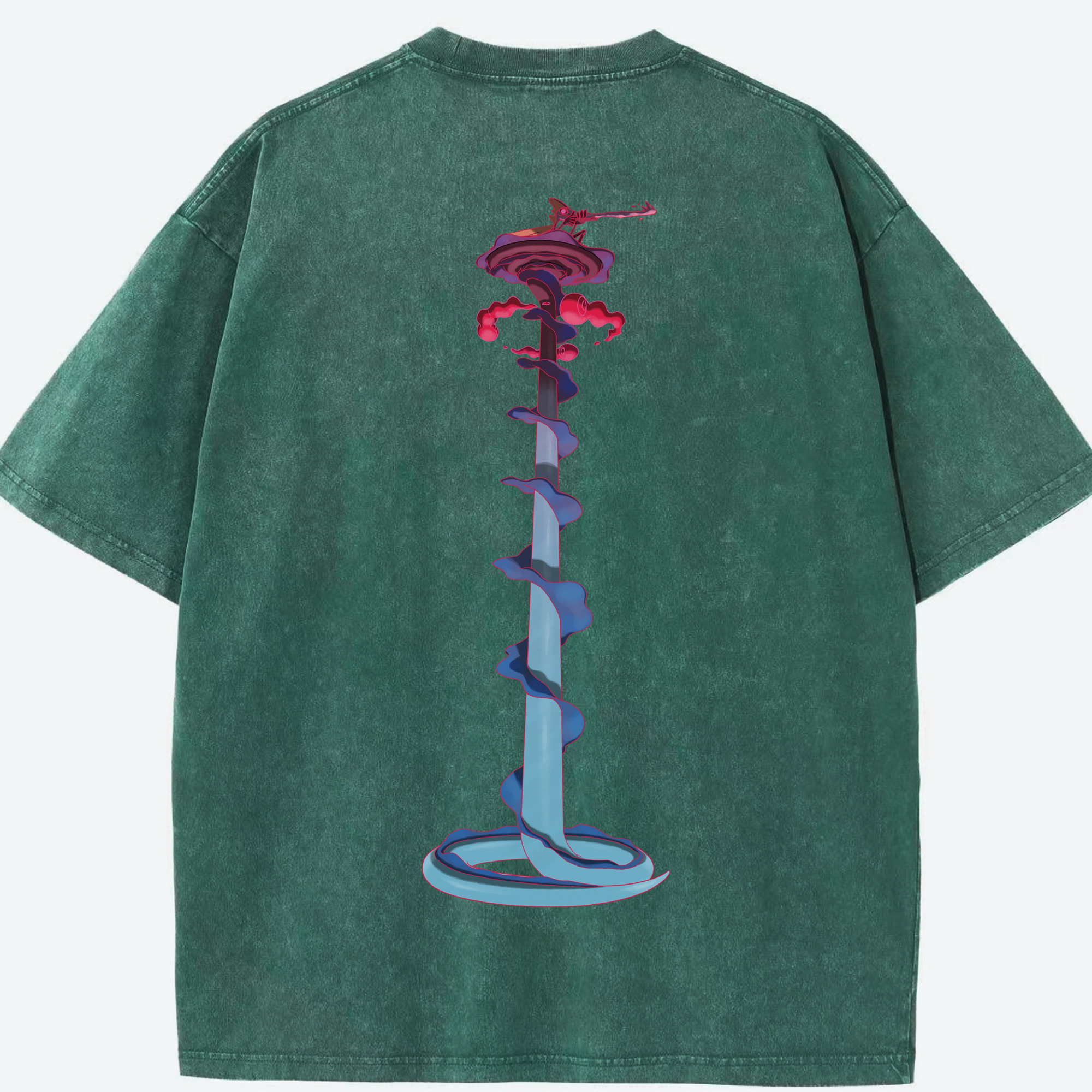 （画像用） ポケットモンスター Pokémon 綿100% ヴィンテージ風 半袖Tシャツ（背面プリント）